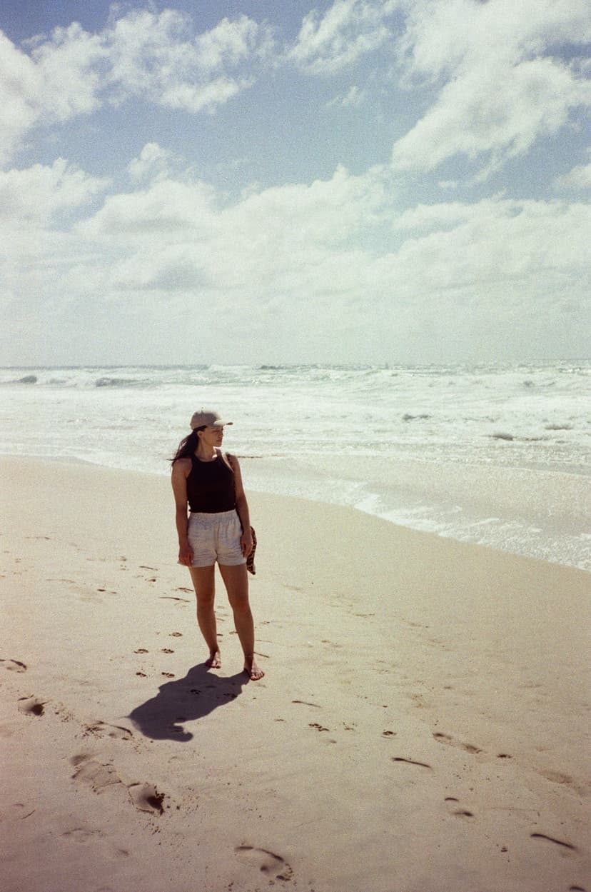 Woman on beach