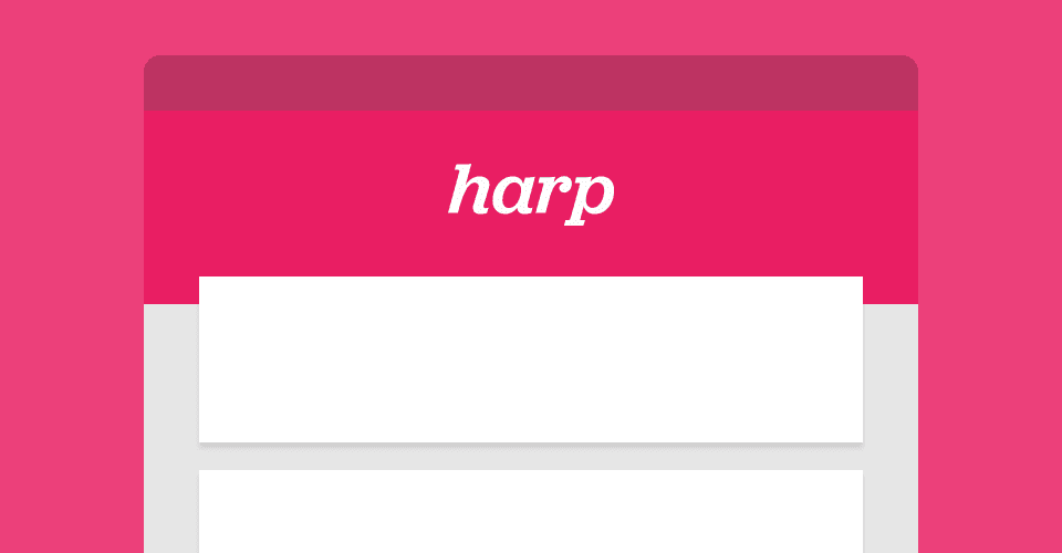 Cover Image for Build a Node.js blog with Harp